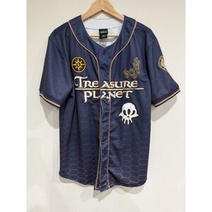 Rare Boxlunch Disney Treasure Planet Jim Hawkins Baseball Jersey Sz Medium